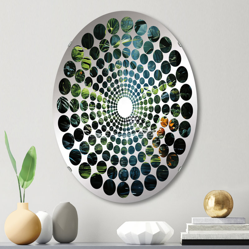 Miroir mural oval, 29,5 po x 19,6 po