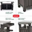Chariot-bar pour l'extérieur avec armoire de rangement Keter Unity XL, brun