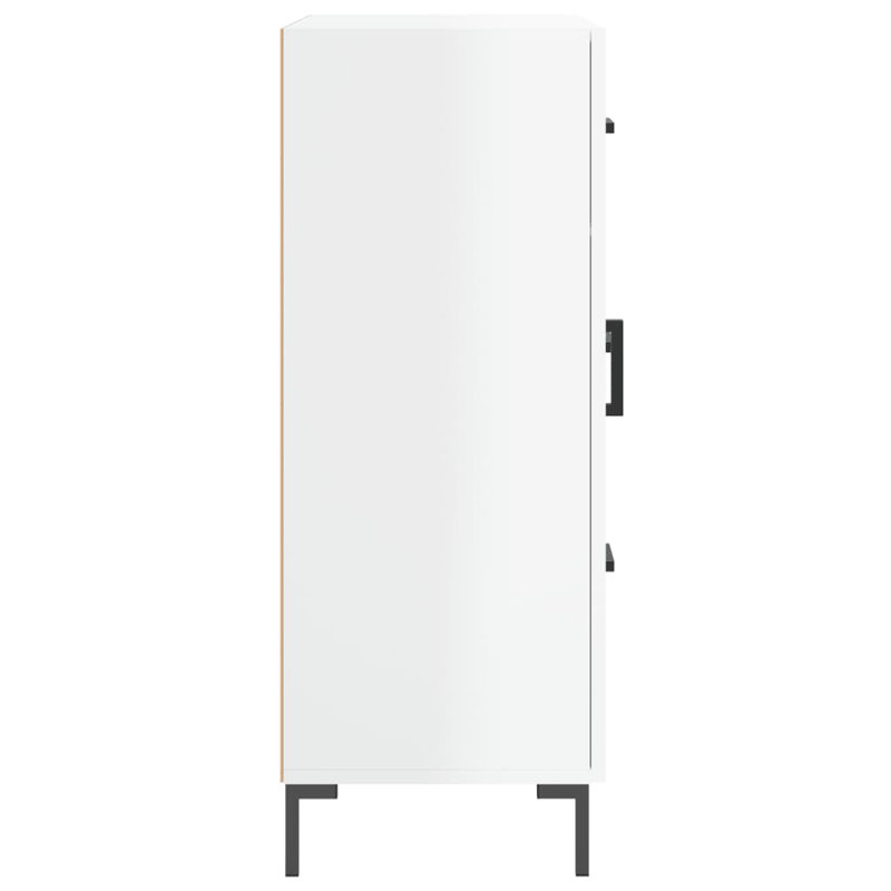 Mariyha 69.5cm W 3 - Drawer Chest of Drawers, High Gloss White