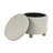 Mayen 19" Wide Round Storage Ottoman-433575649