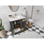 Meuble-lavabo simple 36 po avec plateau en quartz Jhamya-175465086
