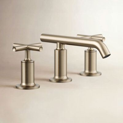Purist Widespread Faucet with Low Cross Handles