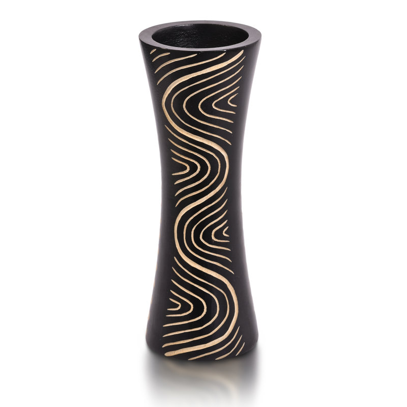 Kennydi Handmade Wood Table Vase