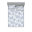 Bleu ciel pâle / motif floral gris pâle 4