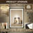 Led Bathroom Mirror, Metal Framed Lighted Vanity Mirror, Wall Mounted Bathroom Mirror With Lights, Natural Light, Anti Fog, Dimmable-114247771-114247769