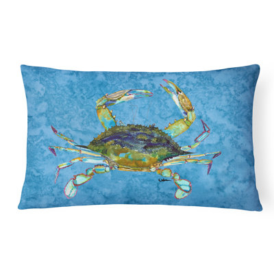Crab Crab Indoor/Outdoor Throw Pillow