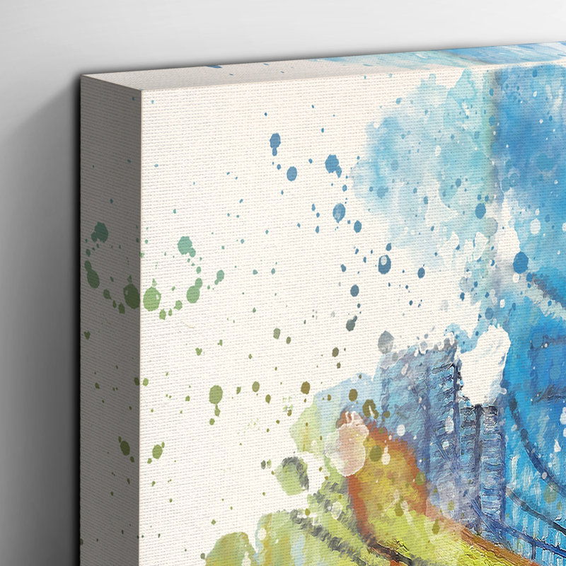 Cafe Terrace at Night by Vincent Van Gogh Painting on Canvas - Wrapped Canvas, 50cm H x 35cm W