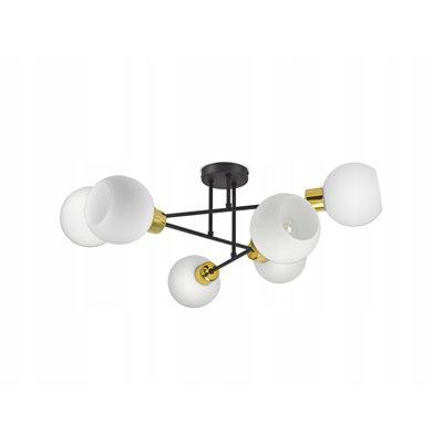 Deckenstrahler O'Fallon, 72 cm aus Glas