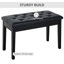 Tabouret de bibliothèque en similicuir noir-1280430377
