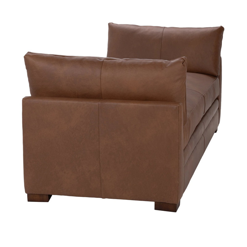 Audrey Leather Upholstered Daybed, El Paso Sand Leather