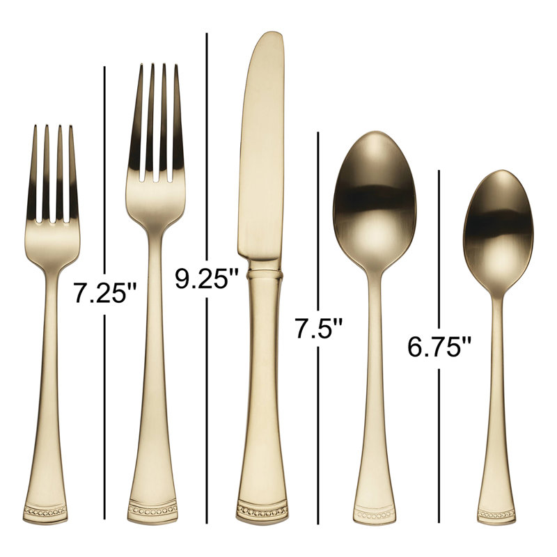 Lenox Portola 20-Piece Flatware Set, Gold