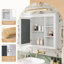 Armoire de rangement murale avec porte miroir-1411579502