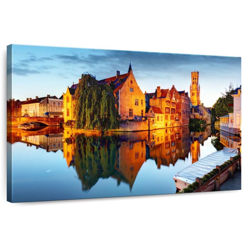 Réflexions de la rivière Bruges, H 8 po x l 12 po