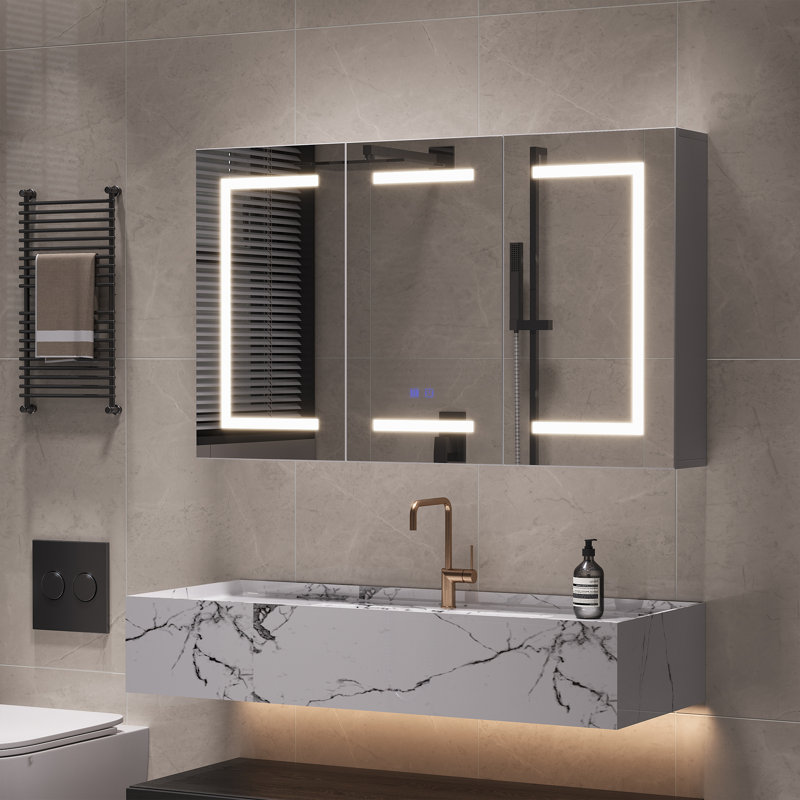 W H Medicine Cabinet Mirror 5
