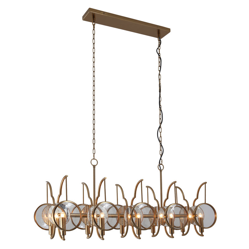 Rosdorf Park Loryanna - 10 Lt Island In Artisan Brass Finish