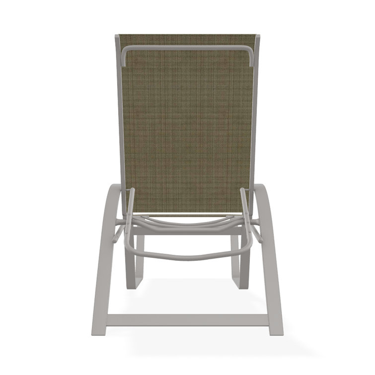 Holna Outdoor Rust-Resistant Metal Chaise Lounge