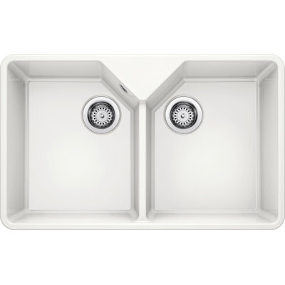 Villae Double Bowl Inset Kitchen Sink