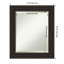 Miroir mural décoratif encadré bronze Accent-1753994910