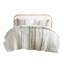 Ensemble d'édredon en coton 3 pièces de qualité supérieure - sauge chenille / sophistication ivoire-115174157