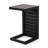 Aluminum Side Table In Black Matte, Ideal For Outdoors With Matte Appearance