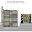 6' Tall Room Divider, 4 Panel Folding Privacy Screen. Mixed Grey Hand-Woven Freestanding Partition For Home. For Bedroom, Office. Foldable, Lightweight, . No Assembly , Foldable.