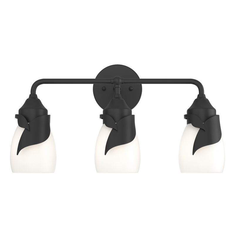 Lapas 3 - Light Dimmable Vanity Light, Opal White, Black