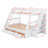 Bunk Bed With Drawers,Ladder And Storage Staircase-1232782097