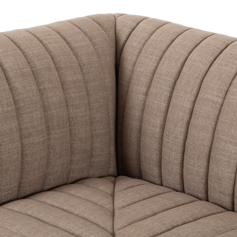Grayson Tufted Chair, Crypton Nomad Taupe