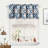 Uecker Geometric Kichen Valance Room Darkening 52" Window Valance-744062933