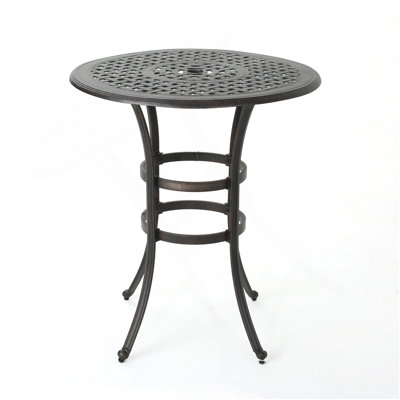 Table de bar en fonte d'aluminium