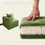 Canapé d'angle modulaire en mousse à mémoire de forme sans ossature pour salon