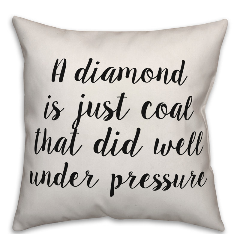 Coussin A Diamond, 16 po x 1 po