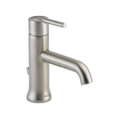 Trinsic Single Hole Bathroom Faucet with Drain Assembly, Single Handle Bathroom Sink Faucet