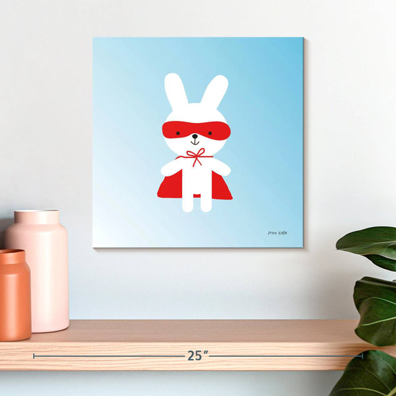 Ashelle Rabbit Super Hero, H 16 po x l 16 po