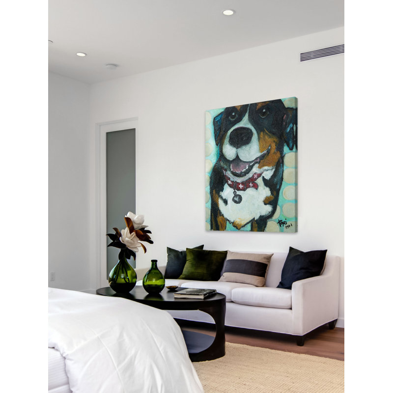 «Smiles for You» par Tori Campisi, reproduction sur toile, H 52 po x l 40 po x P 1,5 po