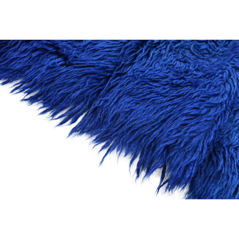 Tapis de couloir bleu Ottilie