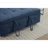 Sleeper Chair 3-In-1 Convertible Chair Bed Pull Out Sleeper Chair Beds Adjustable Double Armchair Sofa Bed With USB Ports, Side Pocket, Linen Navy-713389277