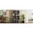 Free Standing 5 Tier Bookshelves,Bookcases Set of 2,Farmhouse Two-Tone Storage Cabinet with Adjustable Shelves,Modern 72"H Kitchen Pantry Cabinet for Living Room,Home Office-136592540