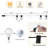 600" Outdoor String Light with 50 Globe LED Bulbs Low Voltage Shatterproof