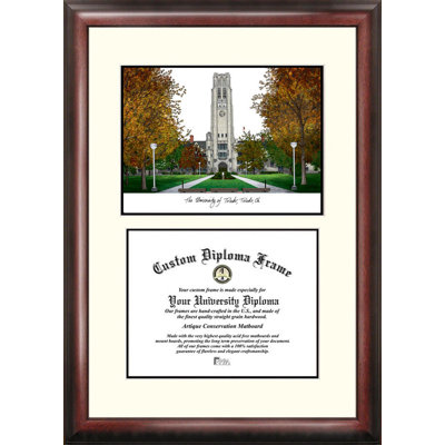 Cadre de diplôme de lithographie toledo rockets universitaires NCAA