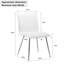 Chaise d'appoint de style campagnard moderne en cuir vieilli de 19 po de large Keava-446009441