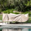 Housse de salle à manger - Protégez votre espace. Imperméable, beige. P 93,55 po x l 71,14 po x H 30,35 po. 100% tissu imperméable pour. Beige, P 95 po x l 72 po H. Aucun assemblage requis.
