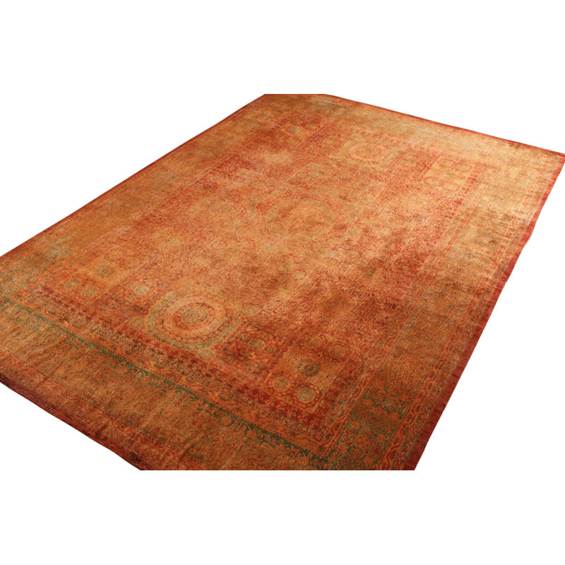 Agra One-of-a-Kind Rectangle 8'11" X 12'10" Hand Knotted Area Rug