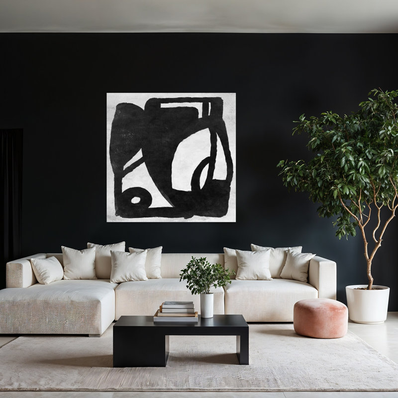 Art contemporain contemporain abstrait, H 48 po x l 48 po
