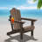 Kahn Folding Adirondack Chair with Cup Holder-903659687