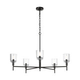 Thom Filicia Hartley Dining Room Chandelier With Clear Shade