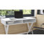 Bureau d'écriture avec rangement ouvert Moncrief Home Office - Bureau de table-1559019940