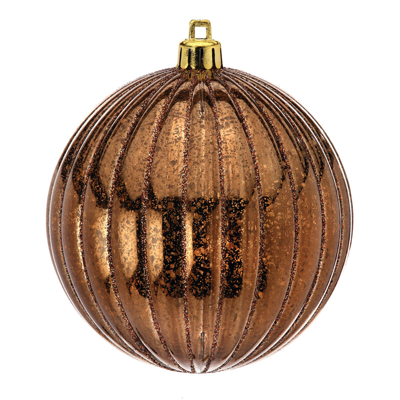 Boule rayée 100 mm Vp Merc, Bronze