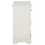 Élégante commode décorative Painswick - Bois massif avec 4 paniers en osier, rangement rustique parfait pour la maison-507985404