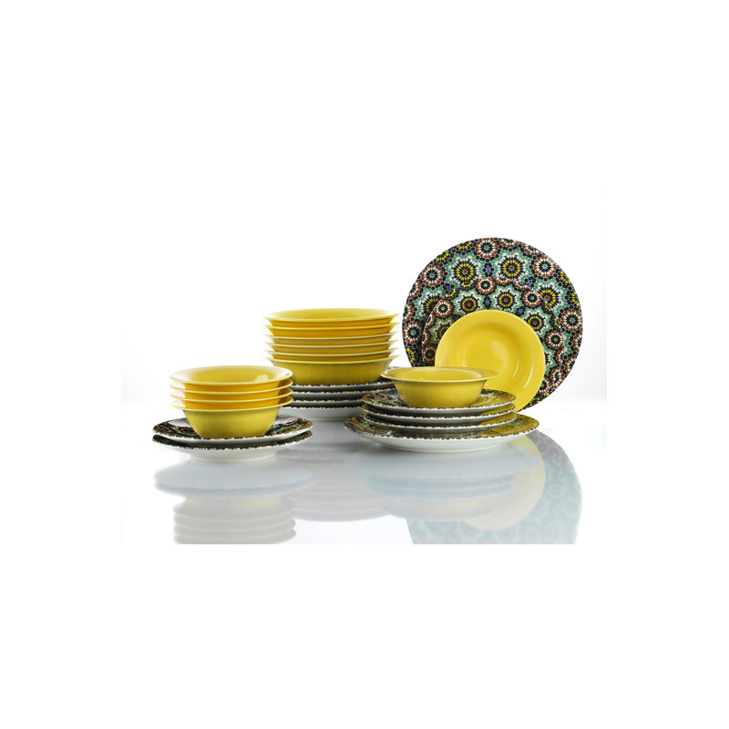 Piece Dinnerware Set - Service for 6